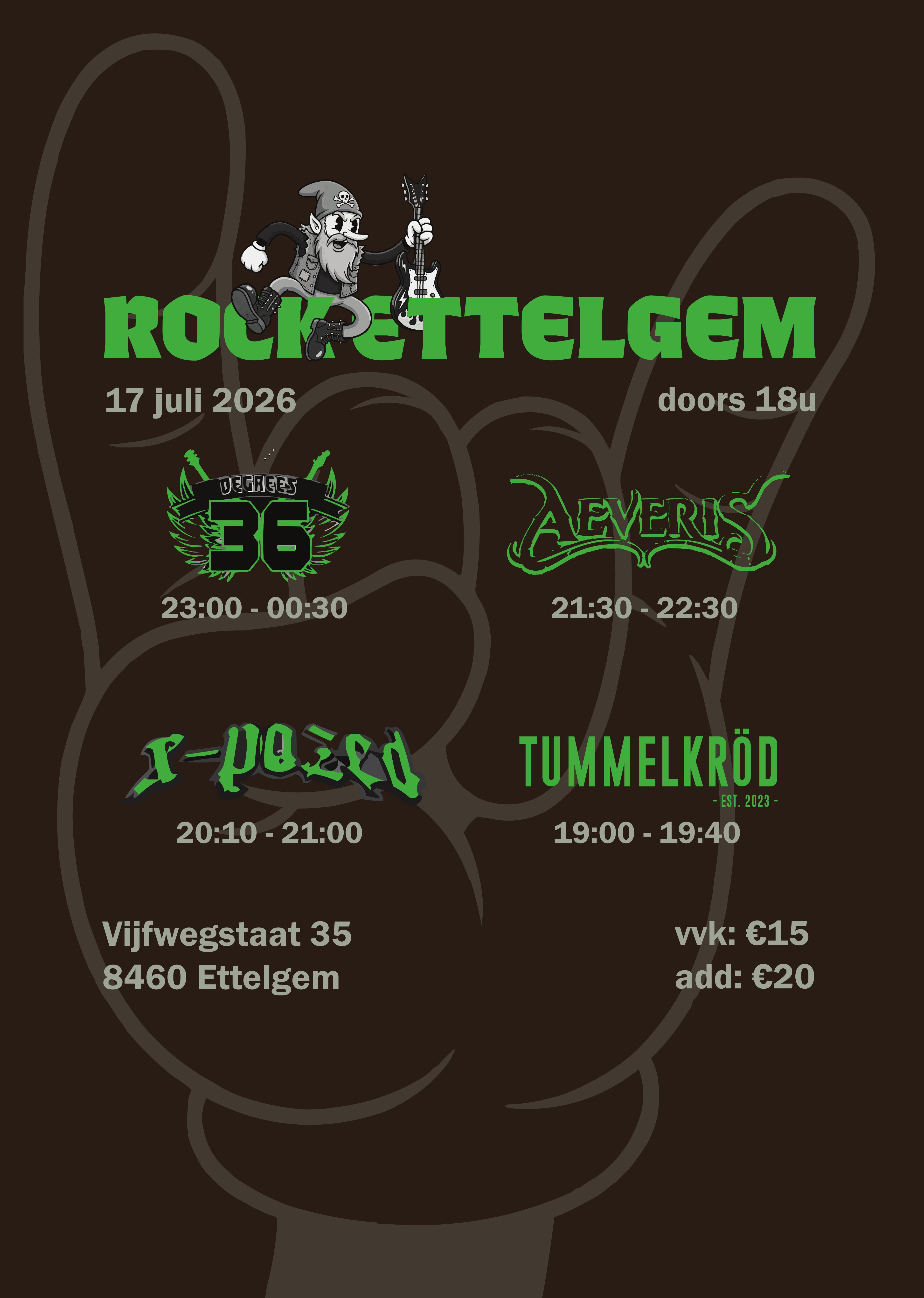 Rock Ettelgem 2026 Affiche